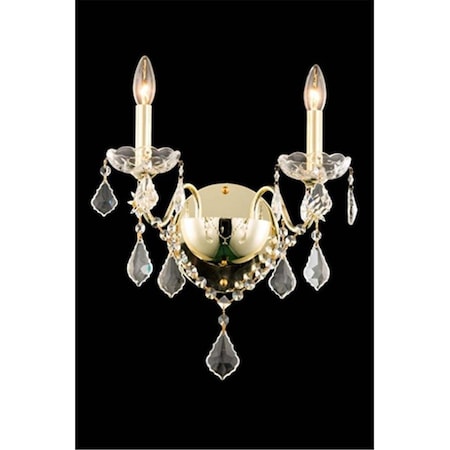 Lighting Business 2015W2G-RC 13 x 15 in. St. Francis Collection Wall Sconce - Royal Cut, Gold LI2571231